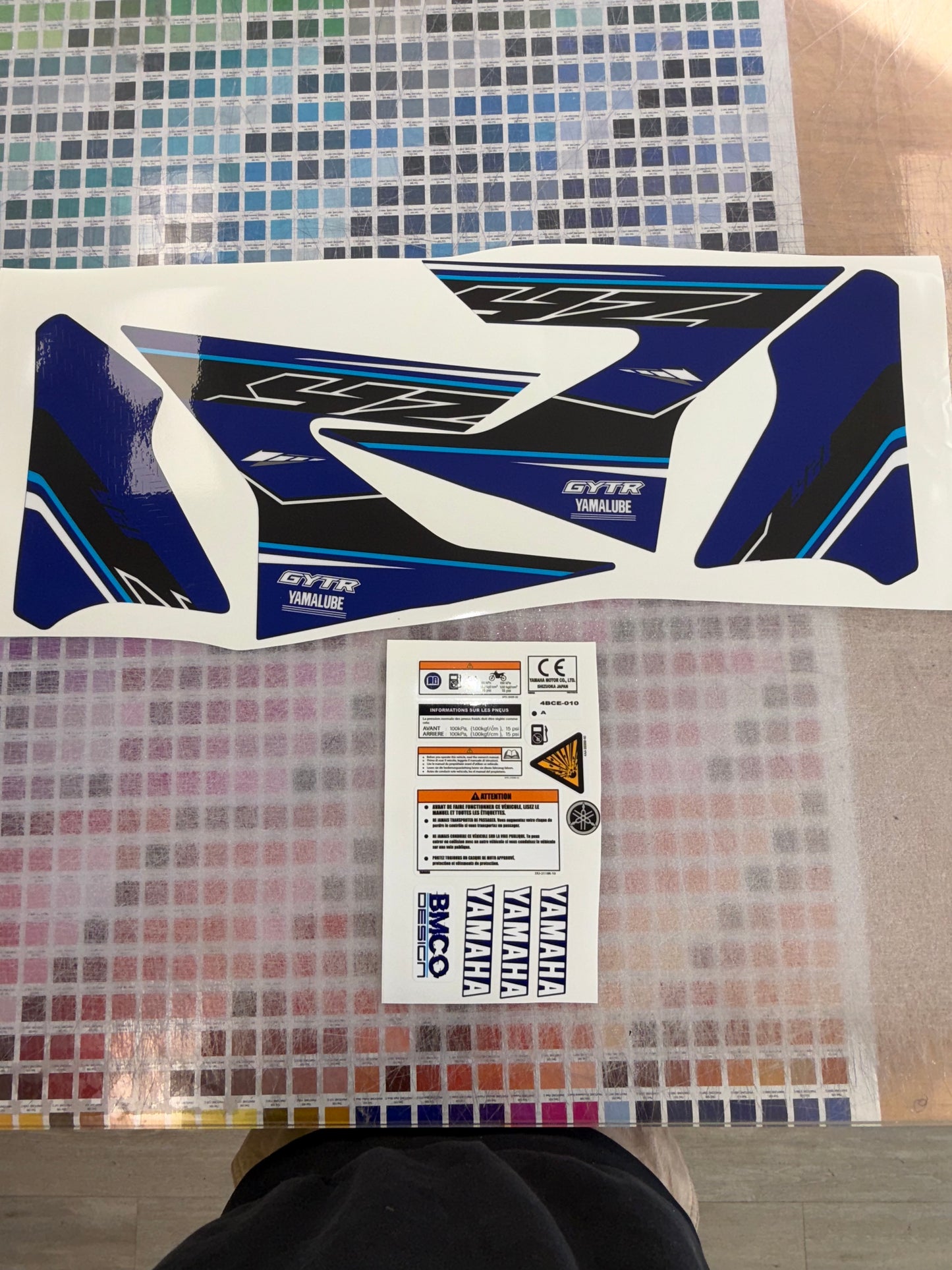 Kit déco 250 yz 2021 replica origine