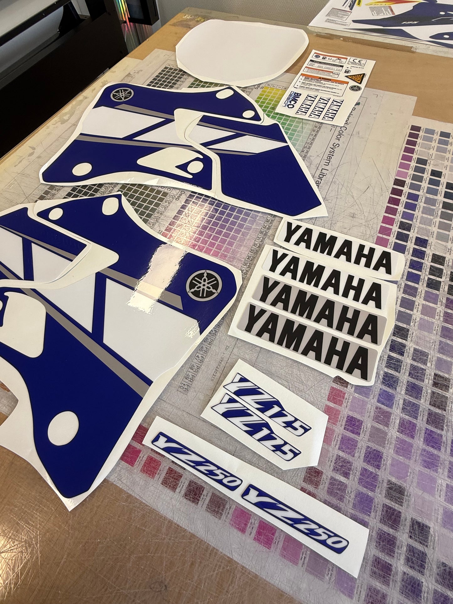 Kit déco 125/250 yz 2001 origine replica