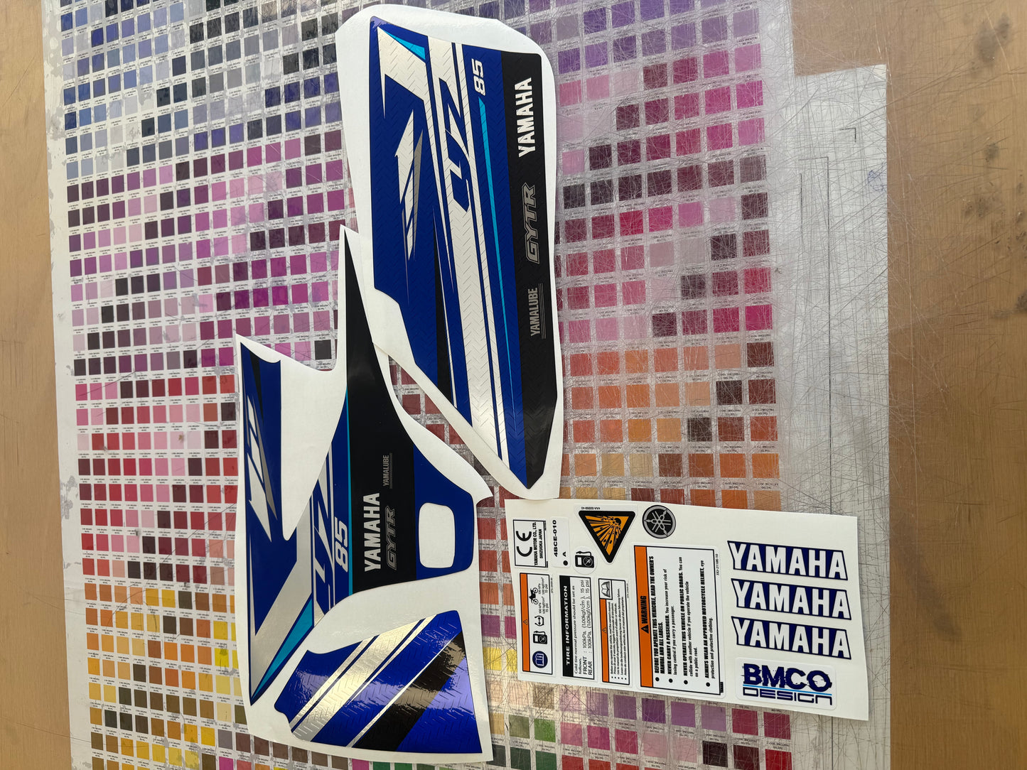 Kit deco 85 yz 2020 chrome compatible 2014 2021 type Origine