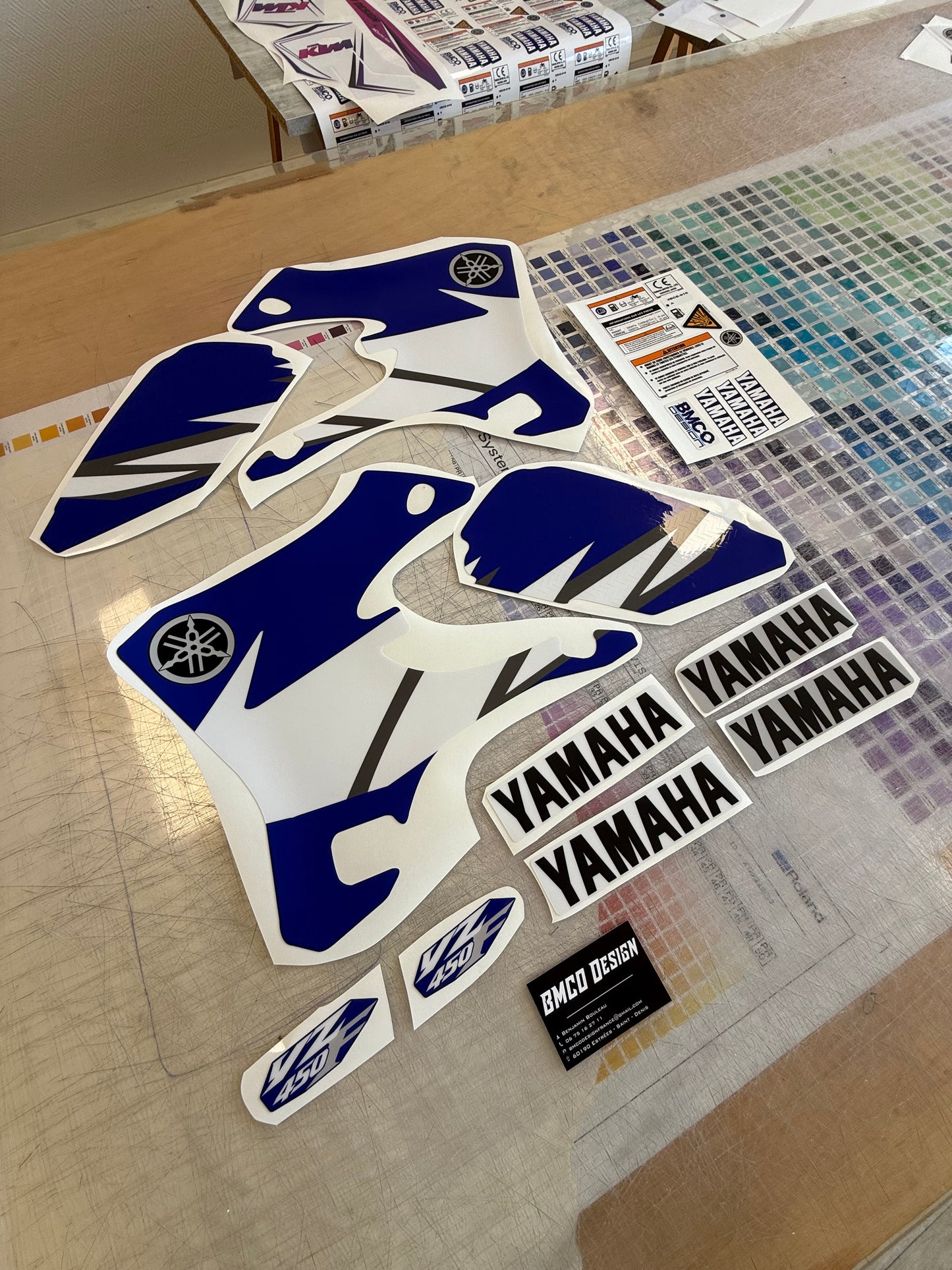 Kit deco 450 yzf 2003 2005 type Origine replica