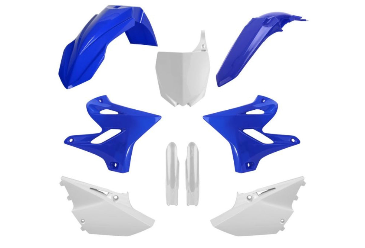 Kit carénages 125 yz complet 2020 + kit déco 125 yz chrome