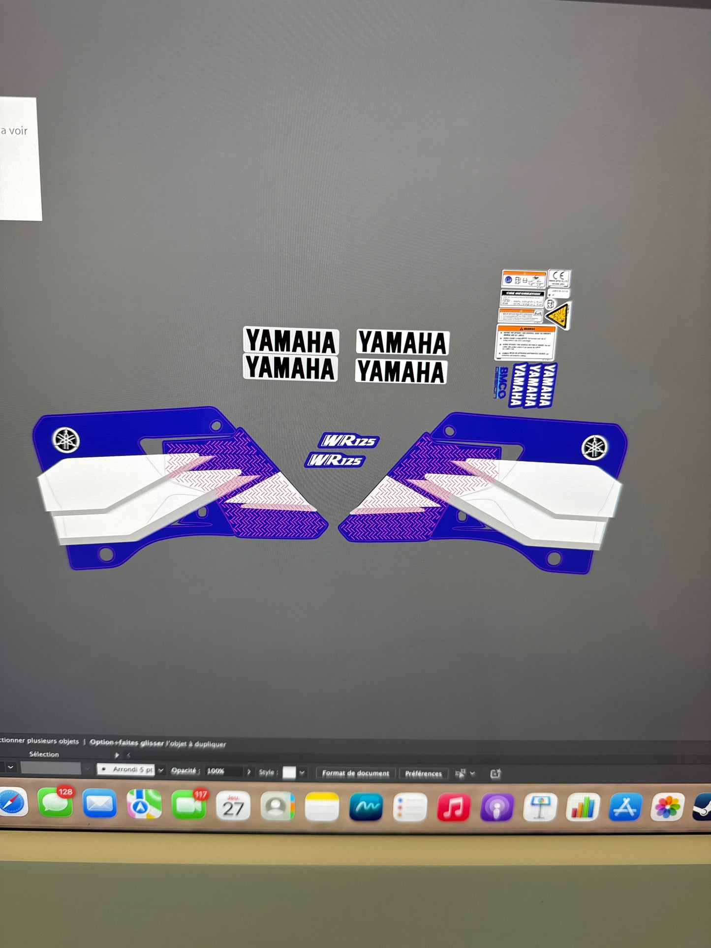 Kit déco 125 wr 2000