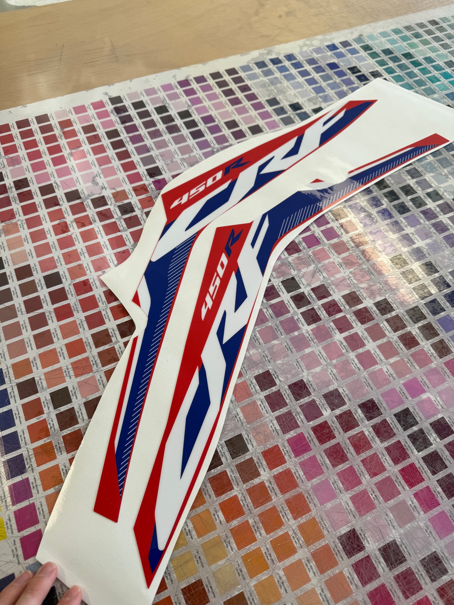 Kit déco 450 crf 2022 reproduction origine