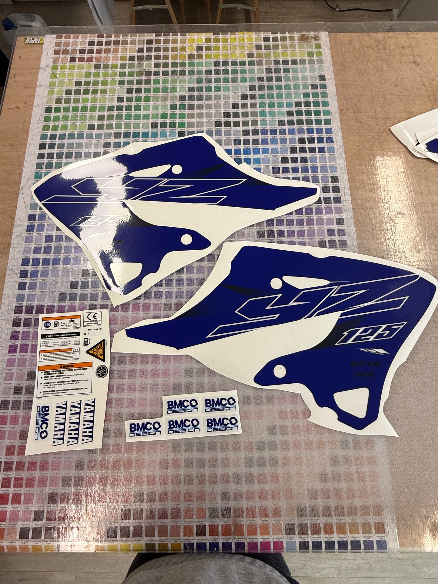 Kit déco 125 yz 2022 refabrication de l’origine oem