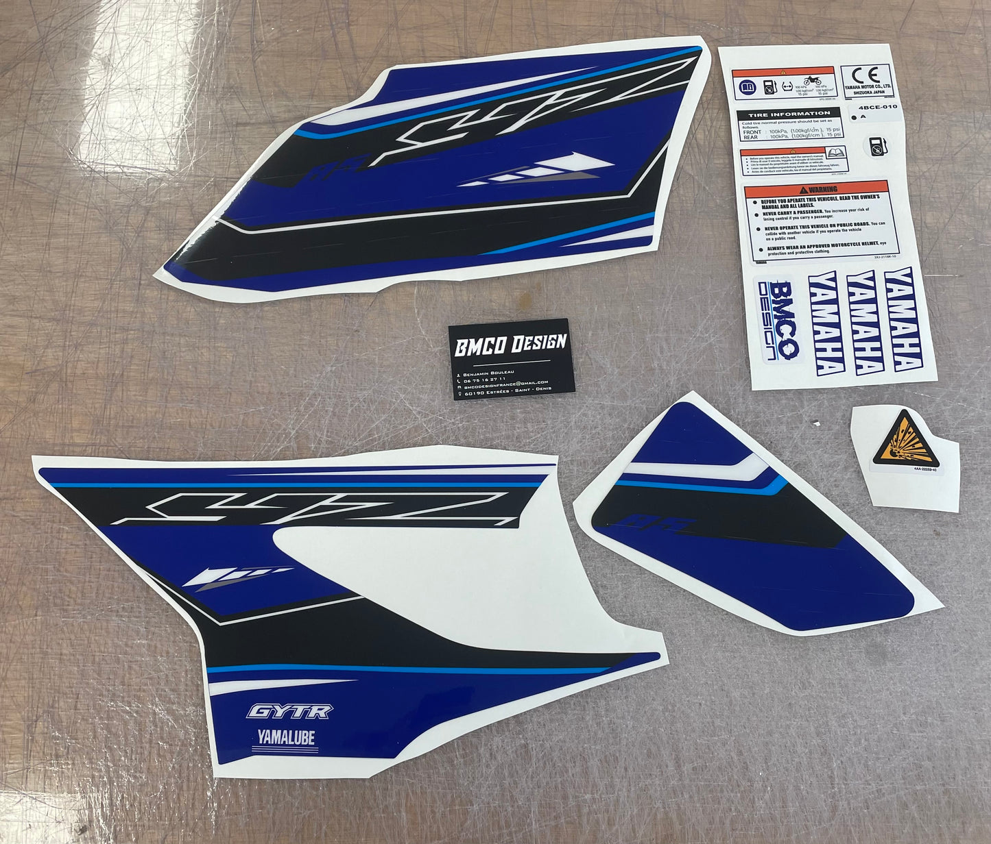 Kit plastique + kit déco 85 yz 2021 complet
