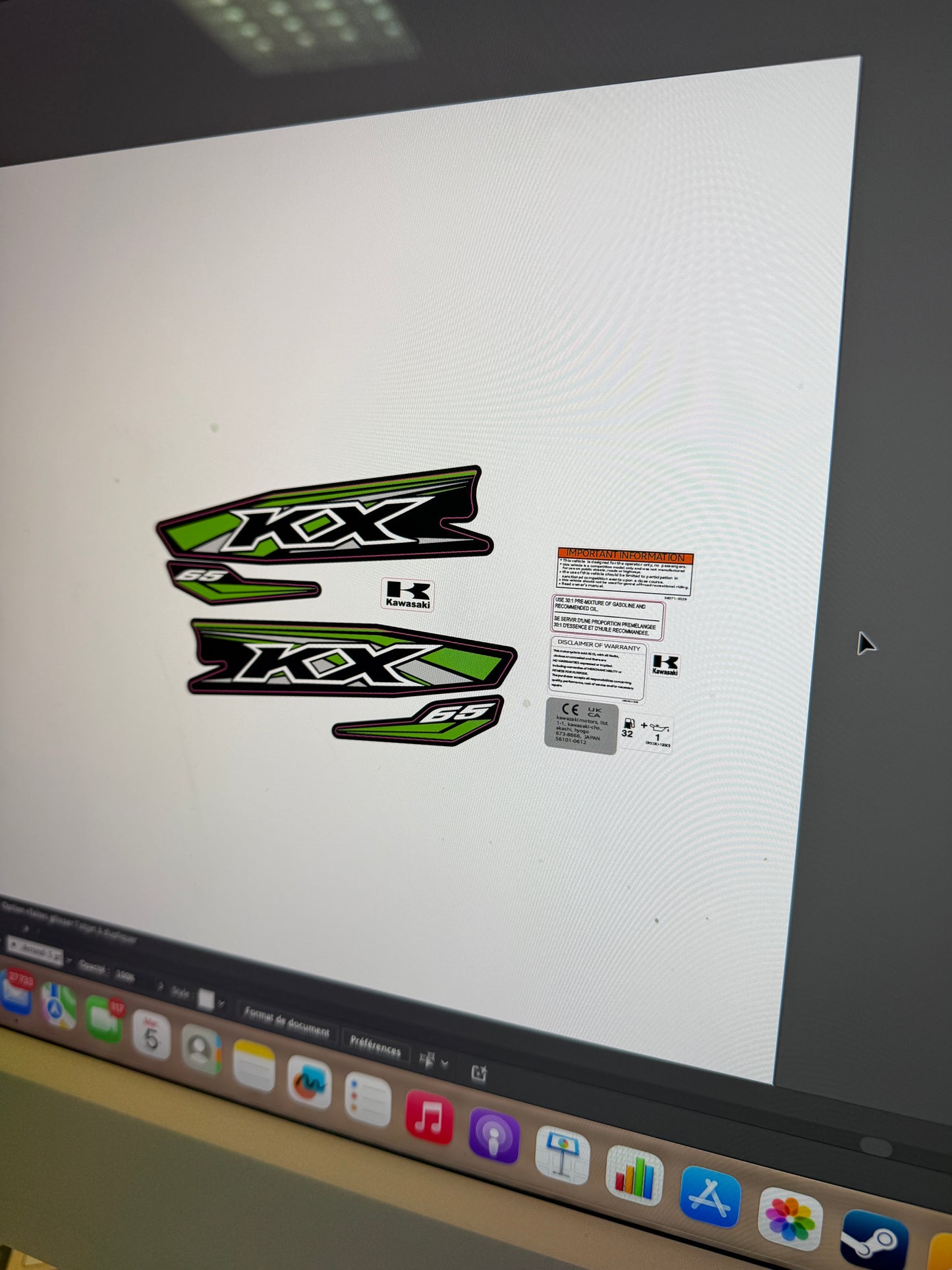 Kit déco 65 kx 2018-2019