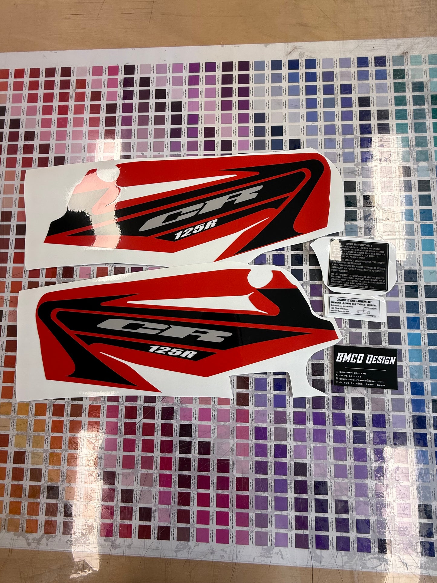 Kit déco 125 cr 2005 replica origine