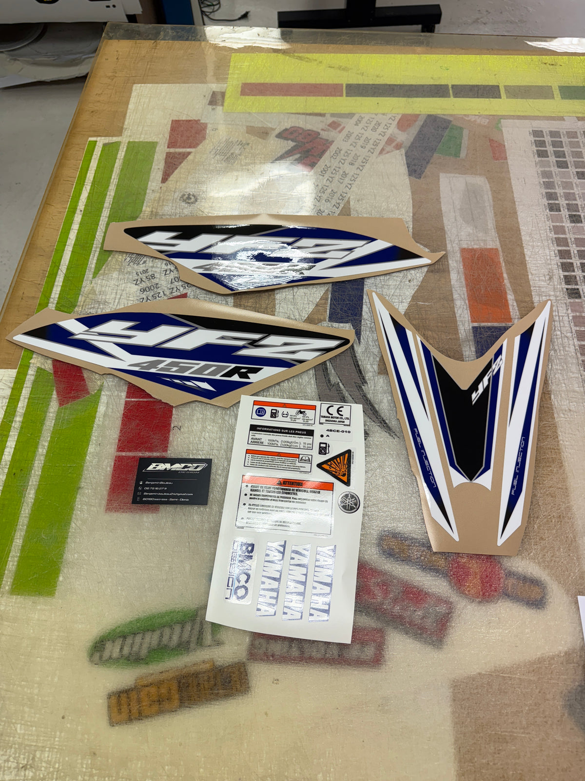 Kit stickers 450 yfz 2015