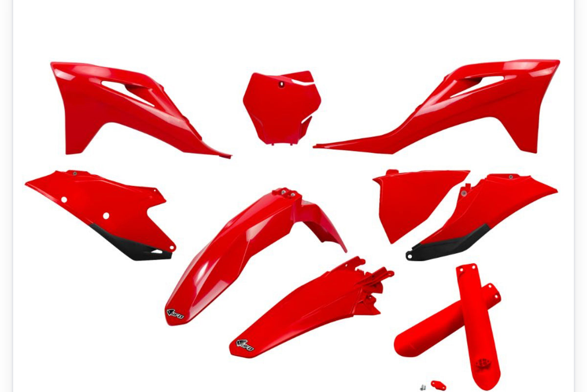 Kit plastique complet + kit déco origine mc/mcf 2021 2023 gasgas
