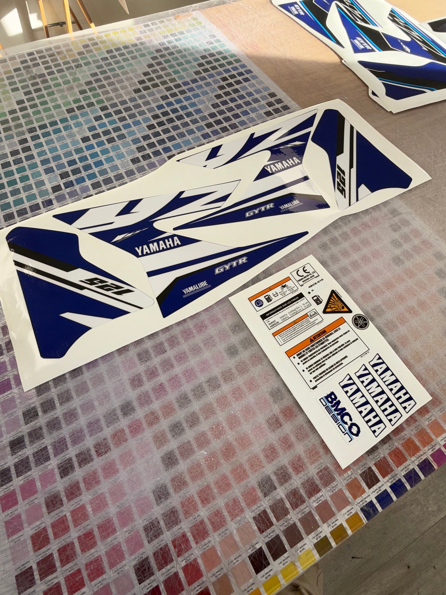 Kit deco 125 yz 2018 type origine