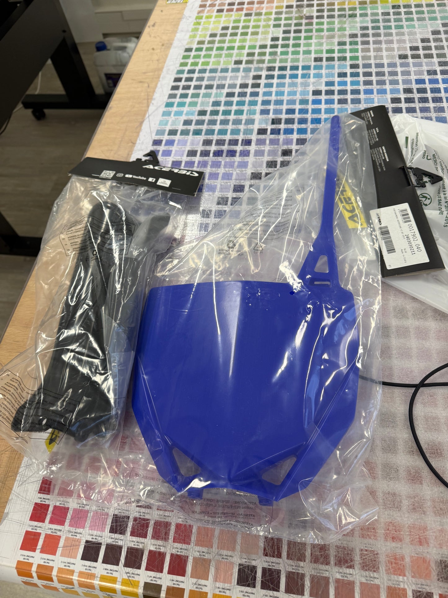 Face avant 85yz + protège fourche