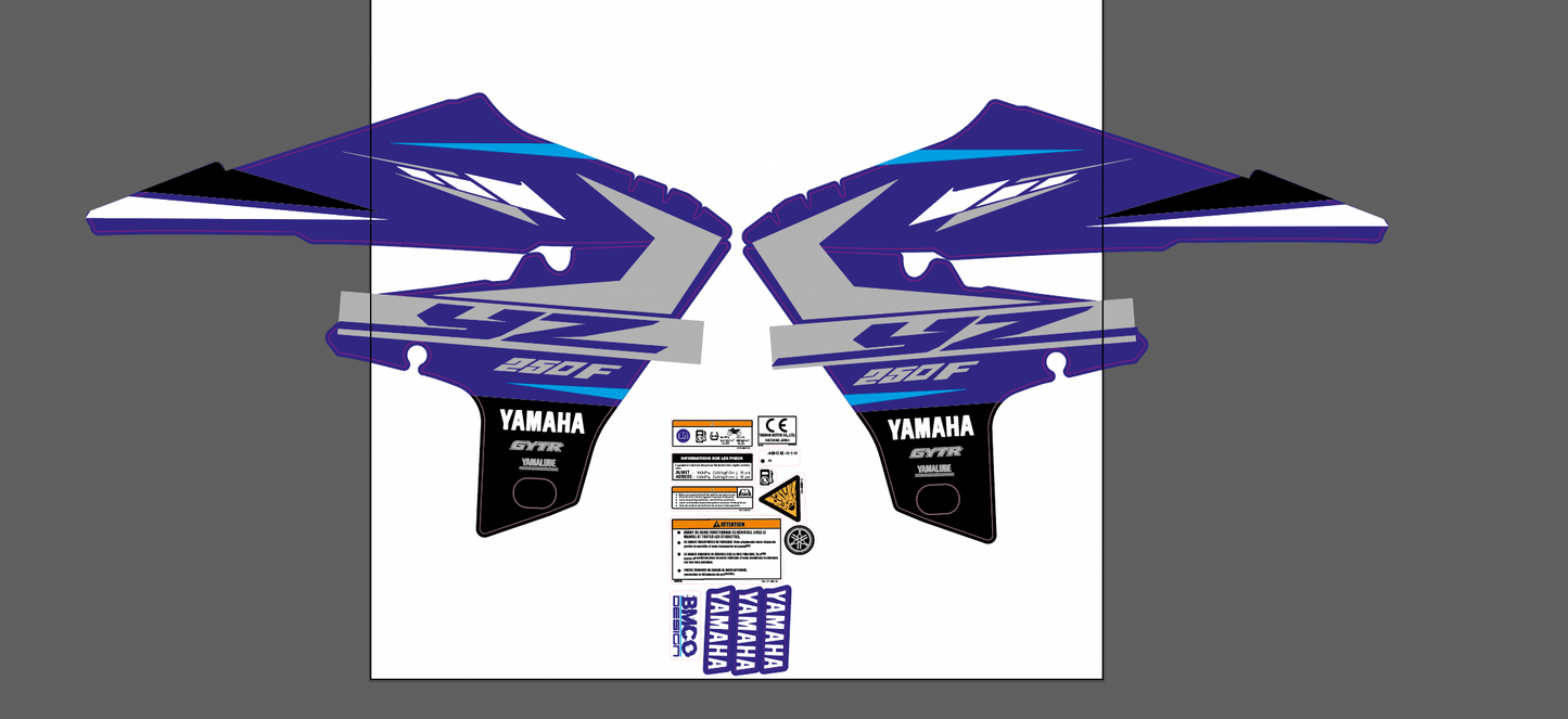 Kit déco 250 yzf 2020 holographique refabrication de l’origine
