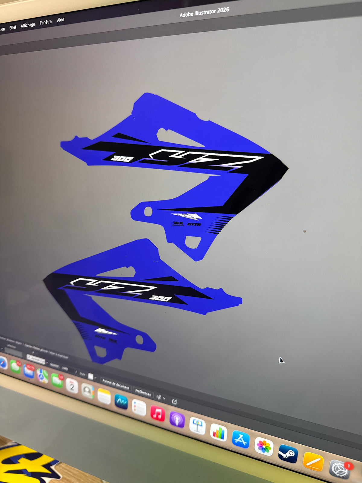 Kit déco yz 300 replica 2023