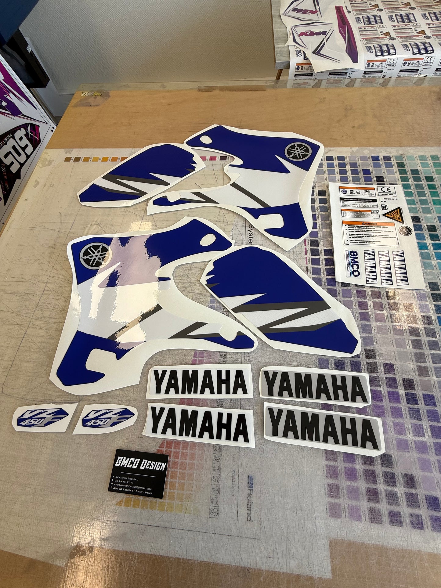 Kit deco 450 yzf 2003 2005 type Origine replica