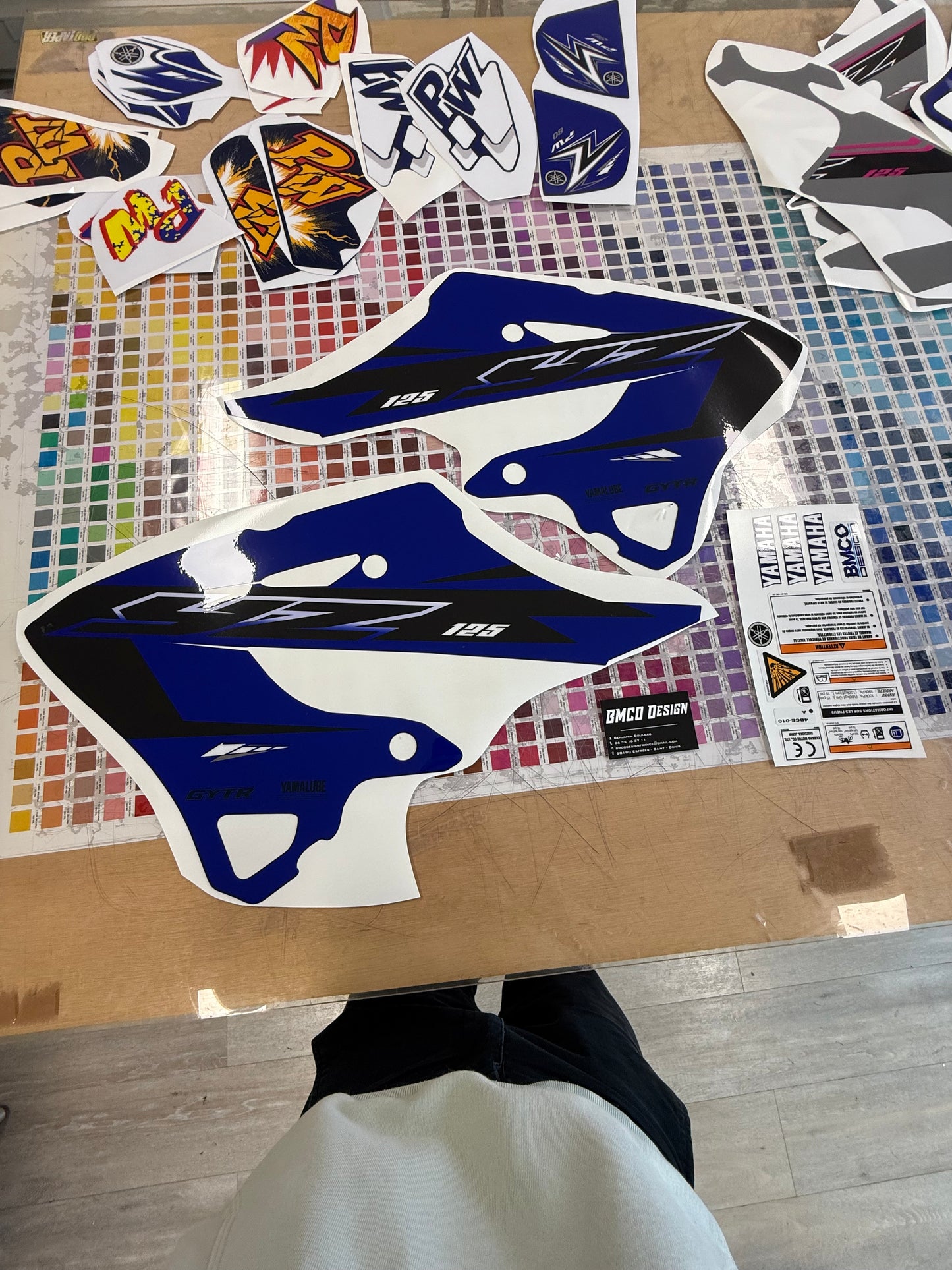 Kit déco 125 yz 2023 refabrication de l’origine