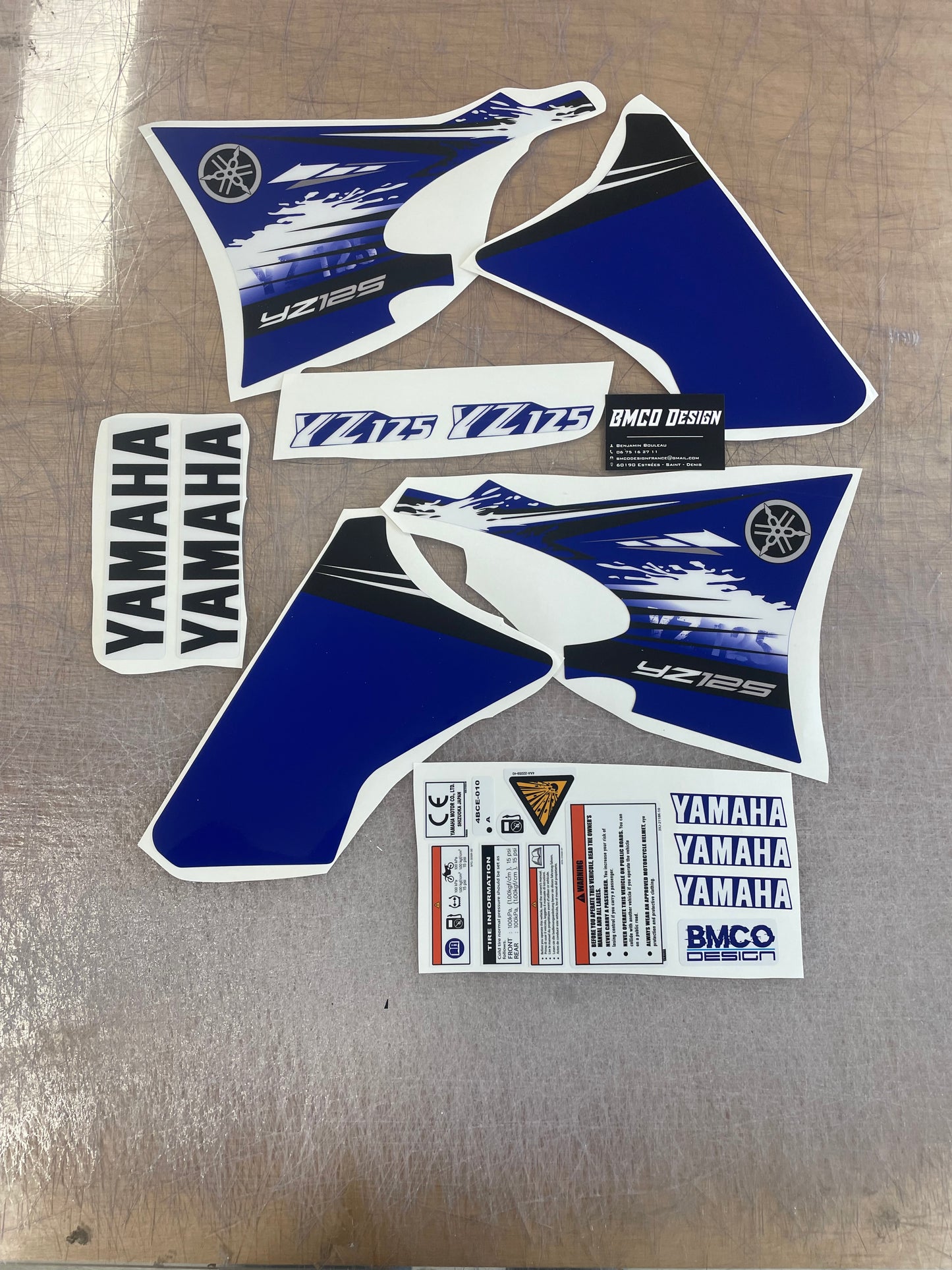 Kit deco 250 yz 2010-2012 replica Origine