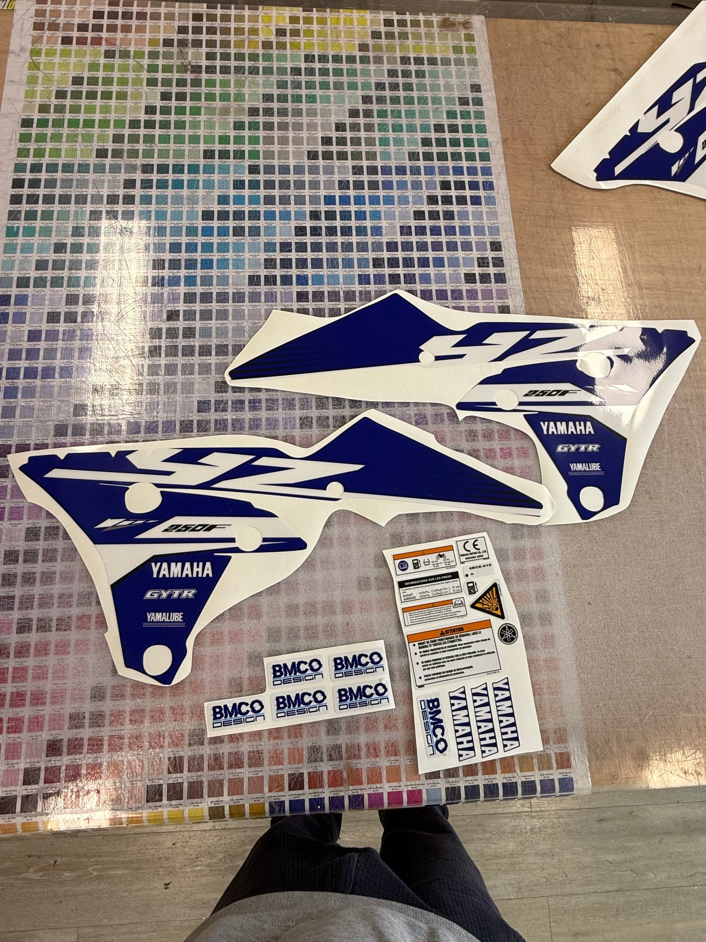 Kit déco 250 yzf 2018 replica origine