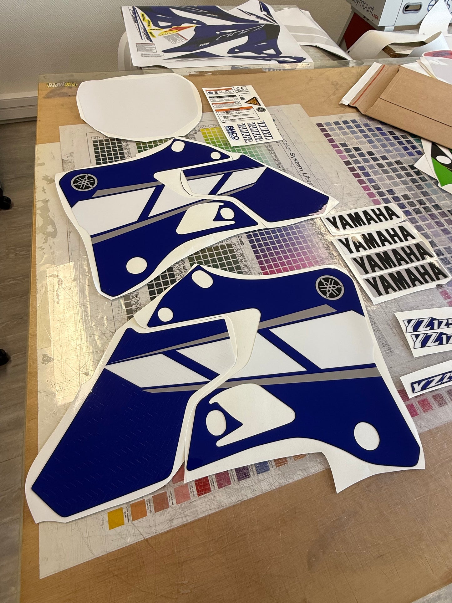 Kit déco 125/250 yz 2001 origine replica