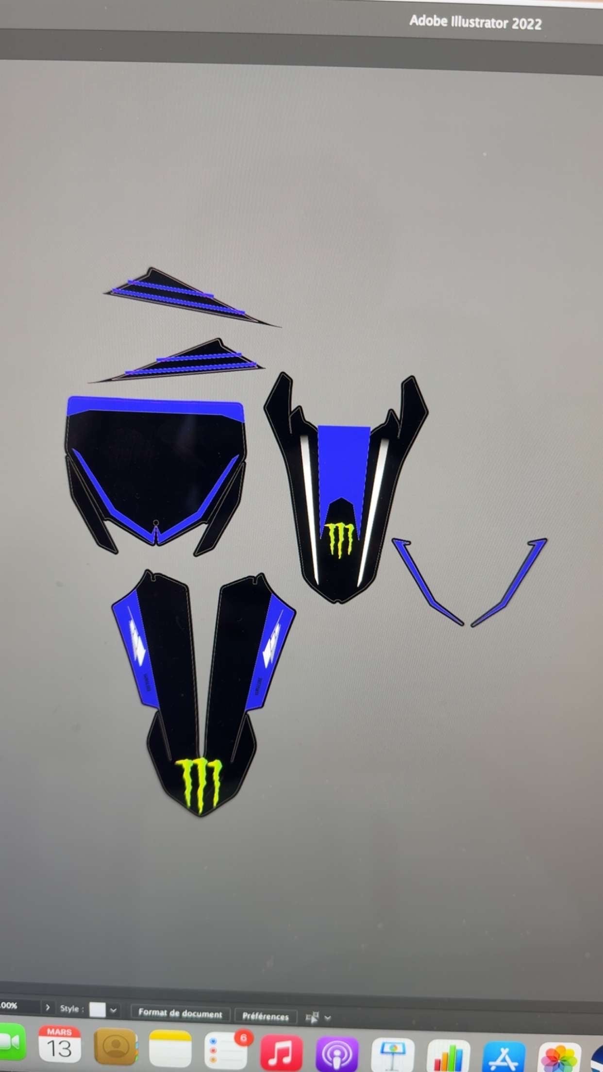 Stickers Monster 85 yz