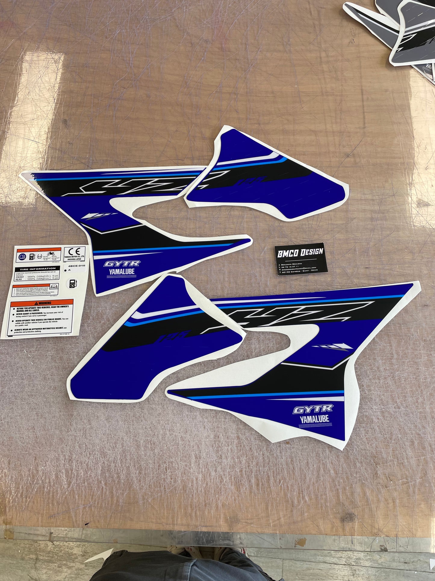 kit deco 125 yz 2021 réplique du model d'origine