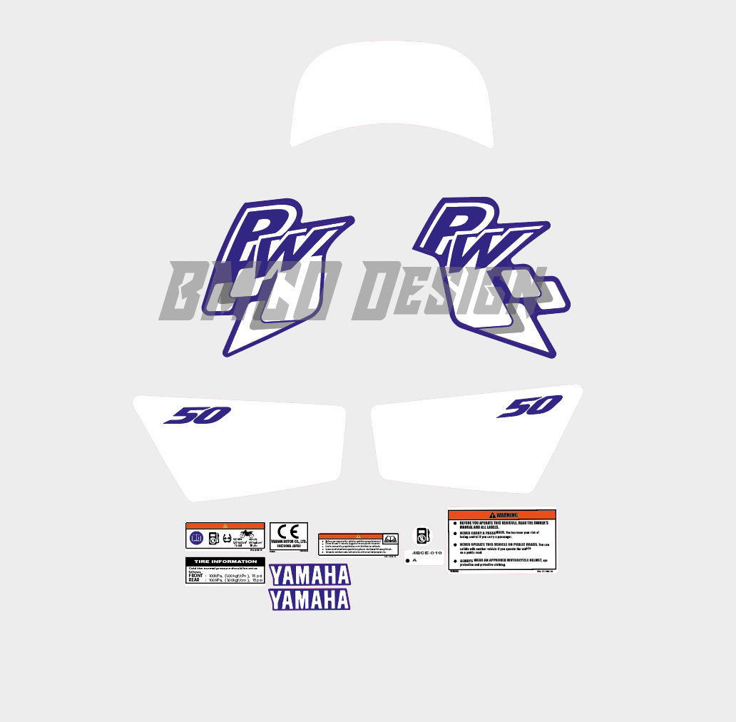 KIT DÉCO MOTO - PIWI 50 1998