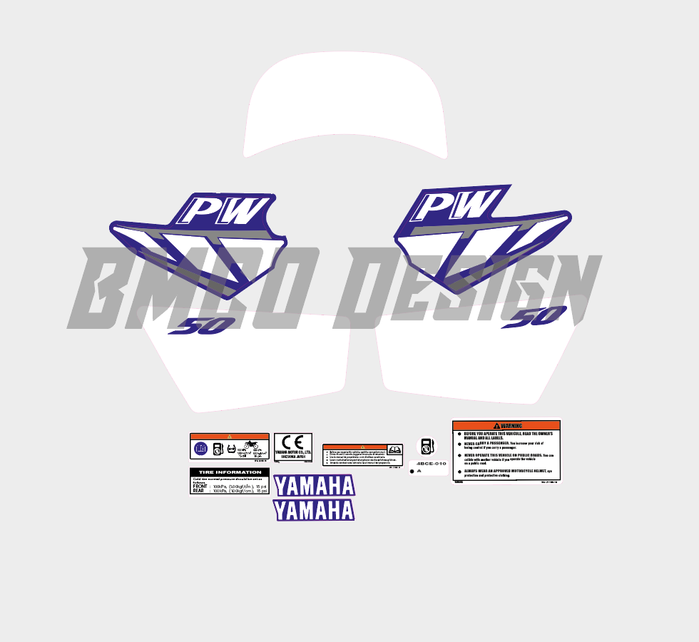 KIT DÉCO MOTO - PIWI 50 2001