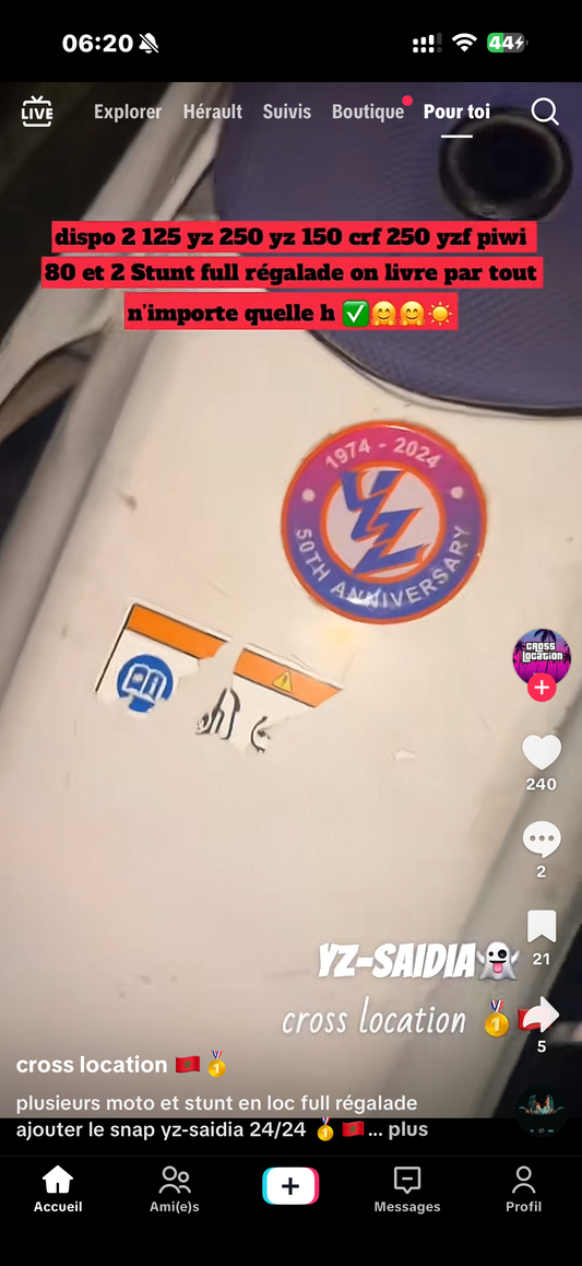 Stickers avertissement 50th