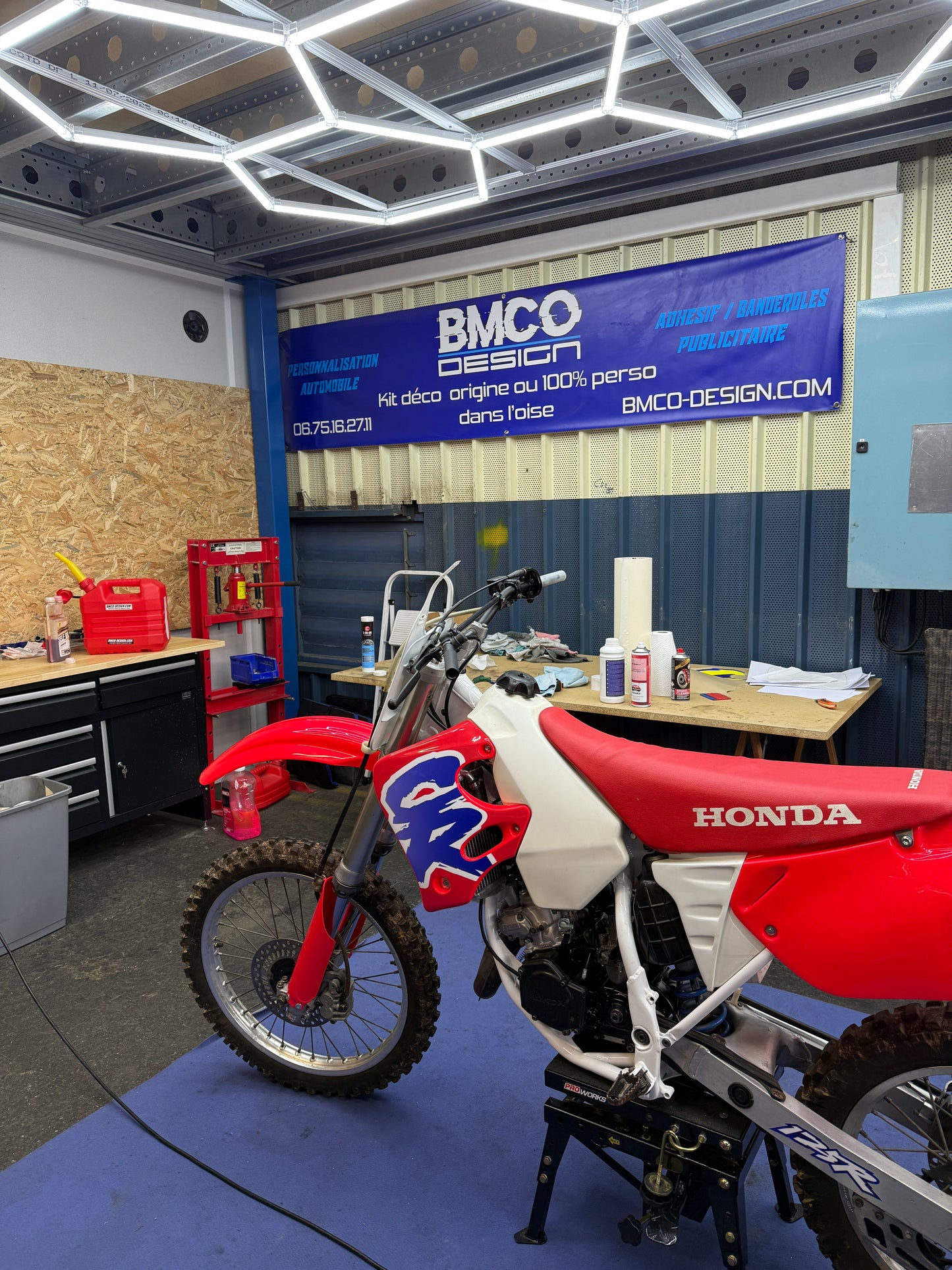 Kit déco 125 cr 1993 (stickers uniquement)
