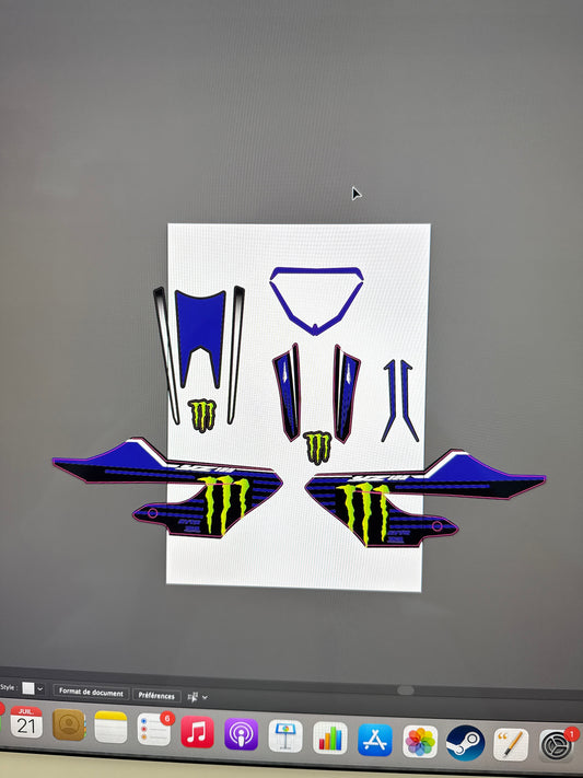 Kit déco 125 yz monster 2023