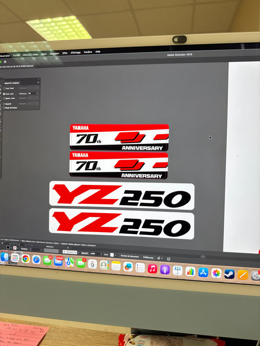 Stickers 70th 250yz