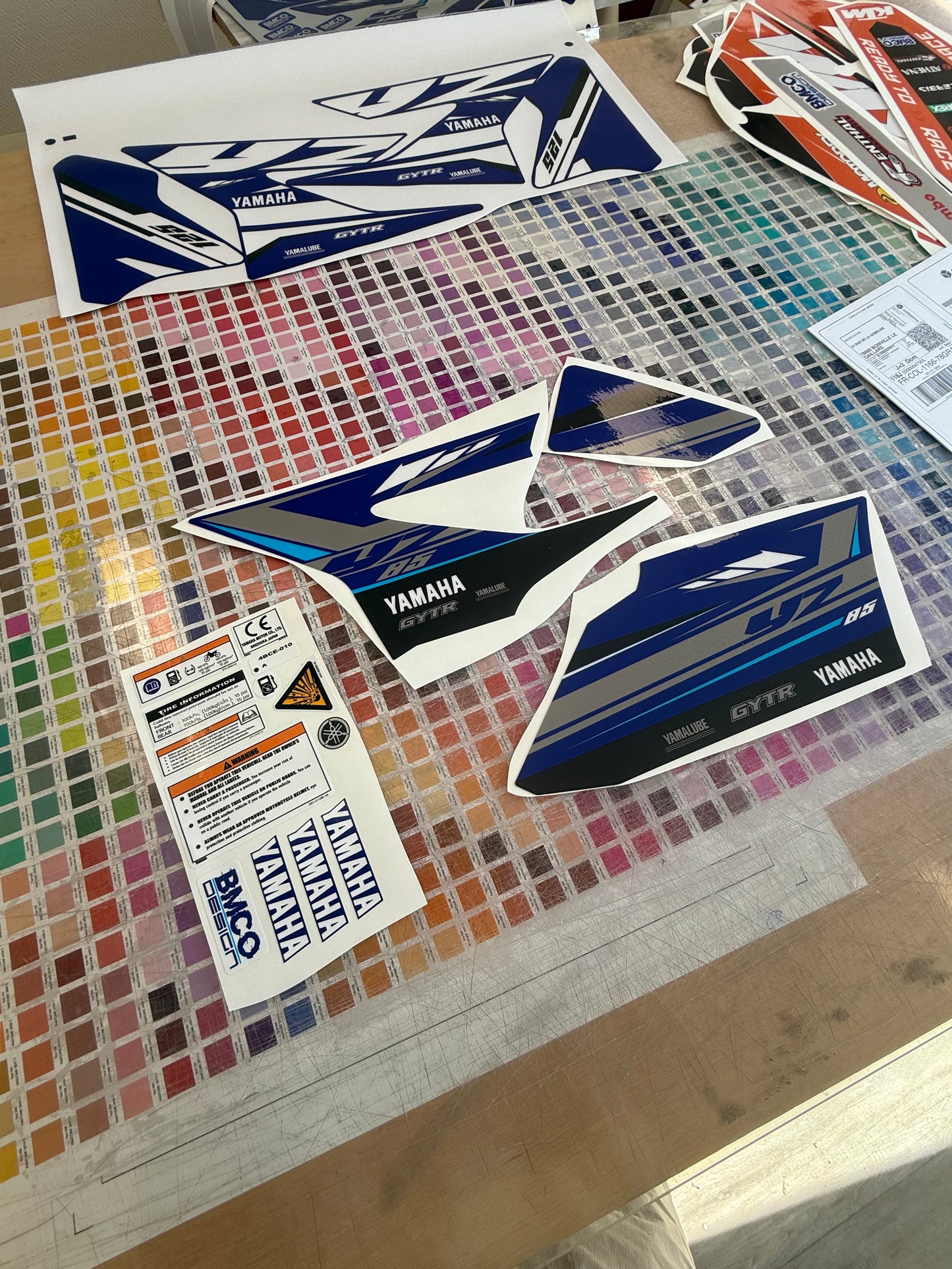 Kit deco 85 yz 2020 + kit plastique