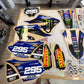 Kit déco 100% perso Monster 125 yz 2015-2017 gb avant 2022