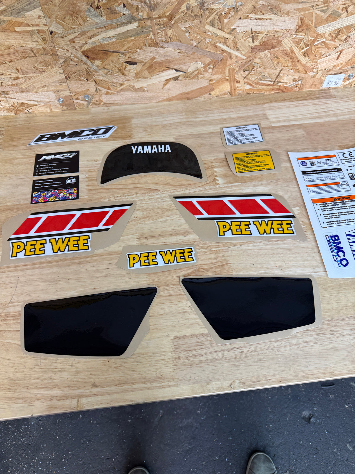 Kit déco piwi 50 1984 peewee
