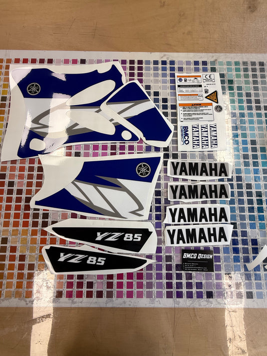 Kit déco 85 yz 2004 réplique de l’origine