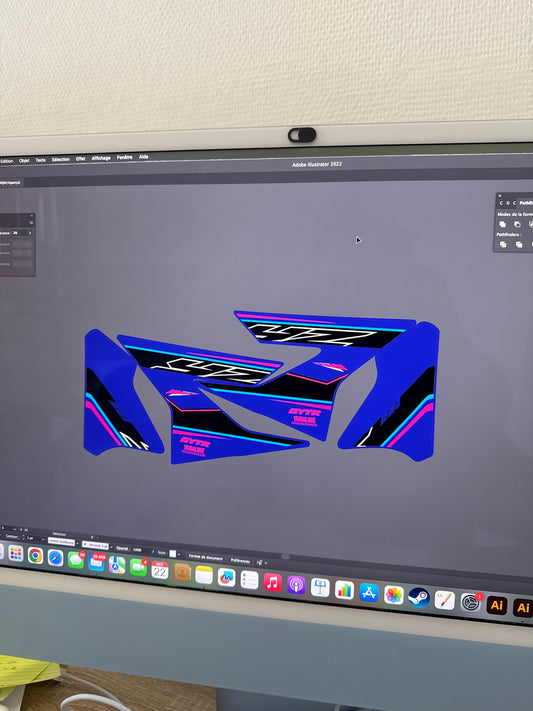 Kit déco semie perso 125 yz 2021 replica origine