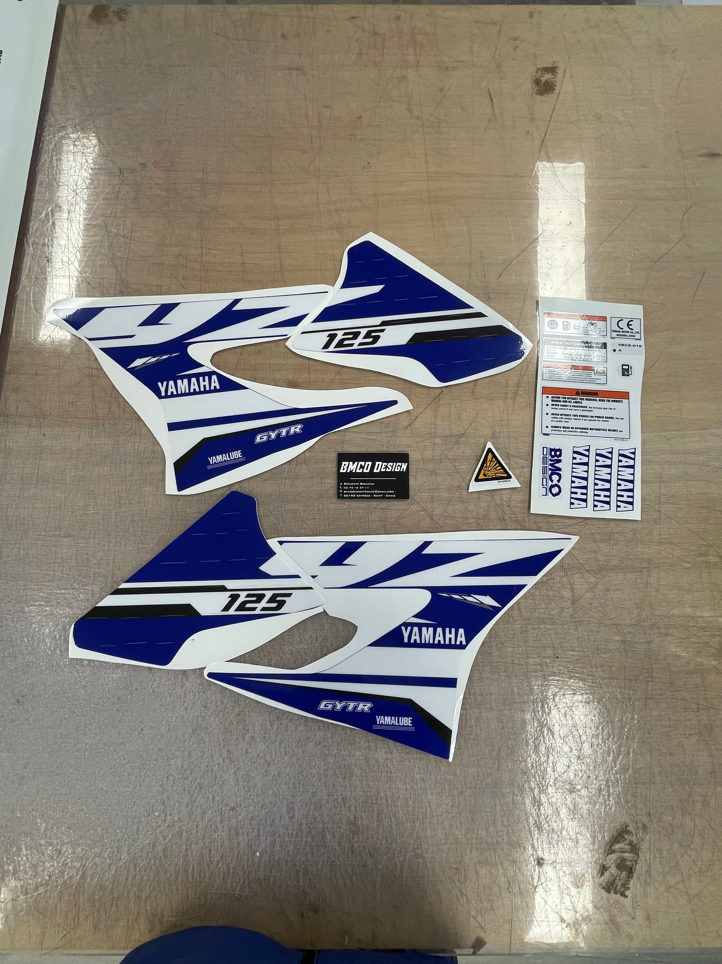 Kit déco 125 yz 2018 adapter carénages spéciaux