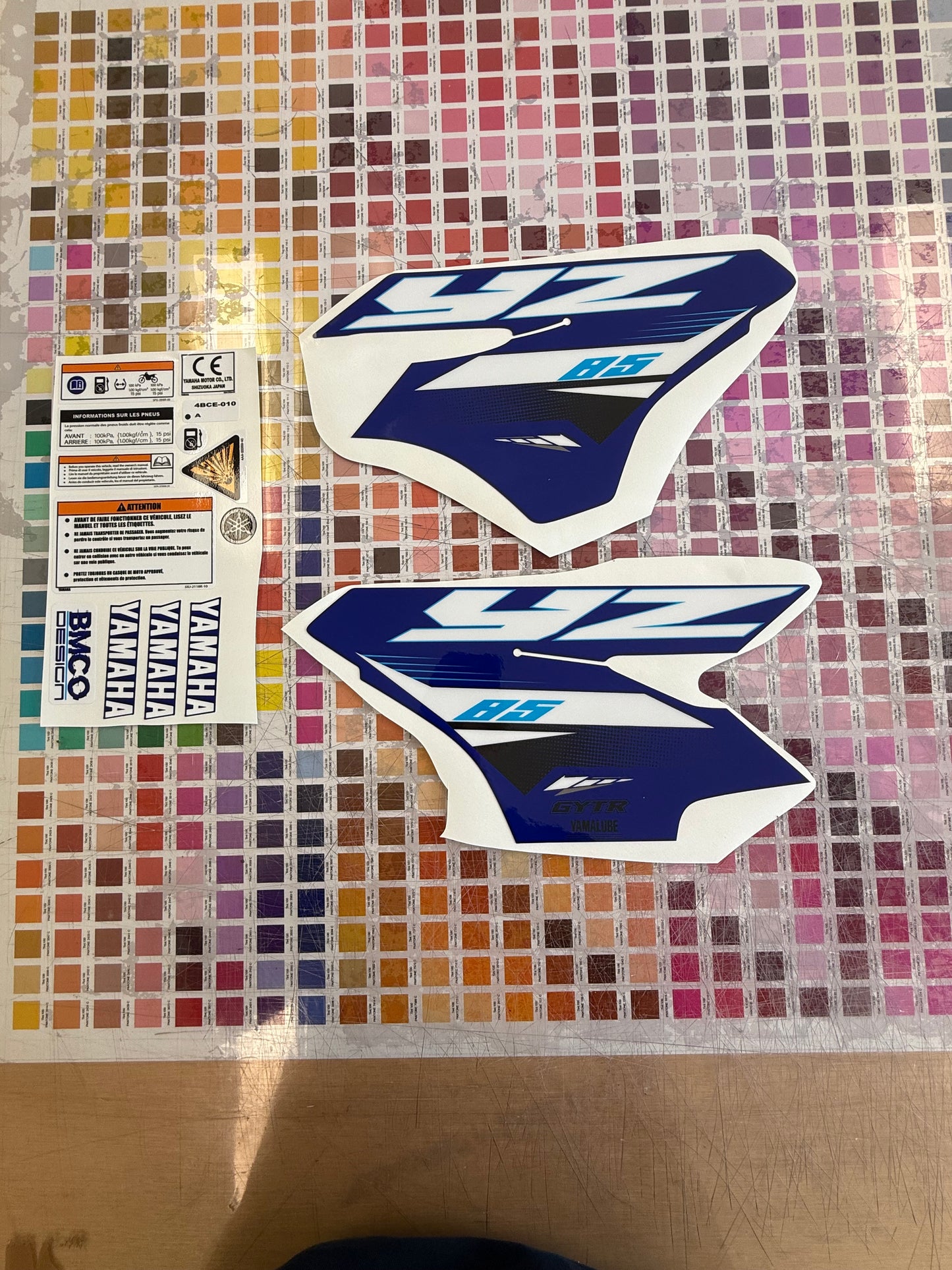 Kit déco 85 yz 2025 réplique de l’origine