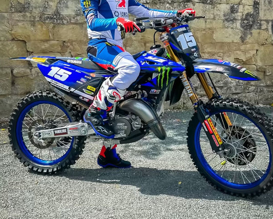 Kit déco 100% perso Yamaha yz monster face avant Yzf 2025