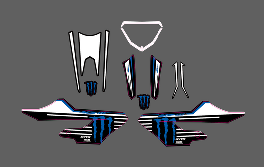 Kit déco 125 yz 2022 - 2027 Monster semie perso