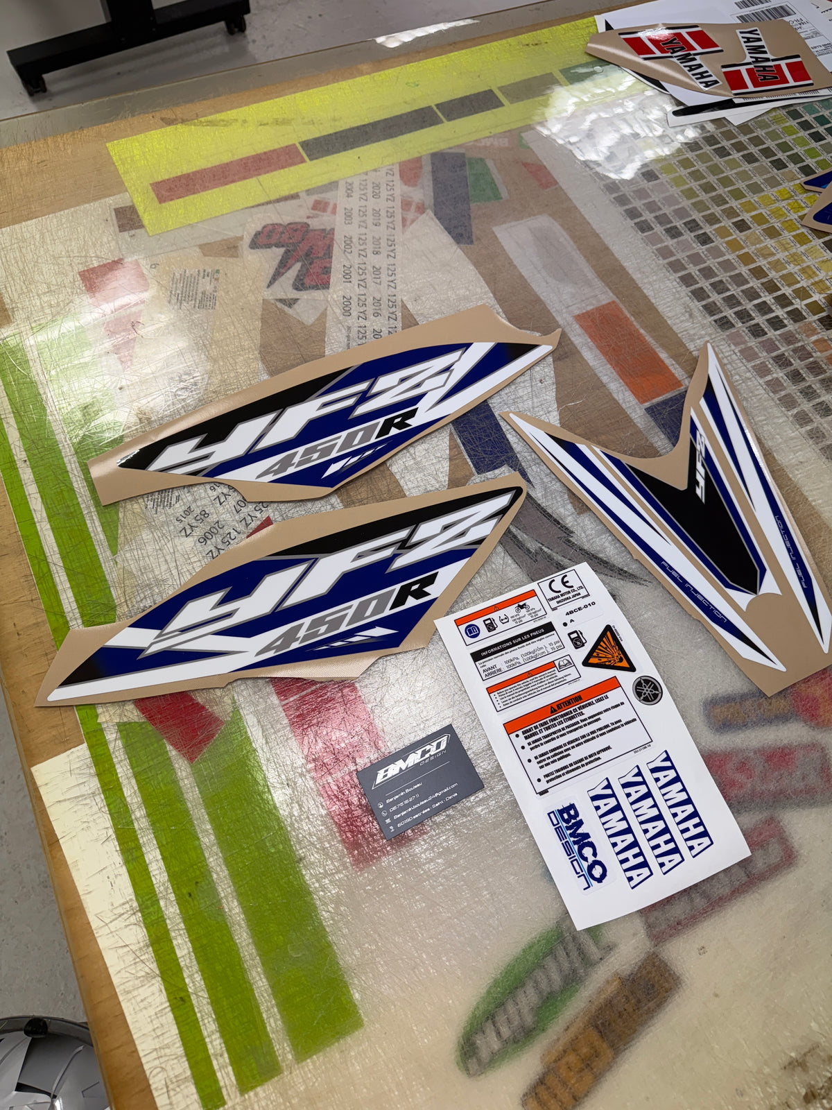 Kit stickers 450 yfz 2015