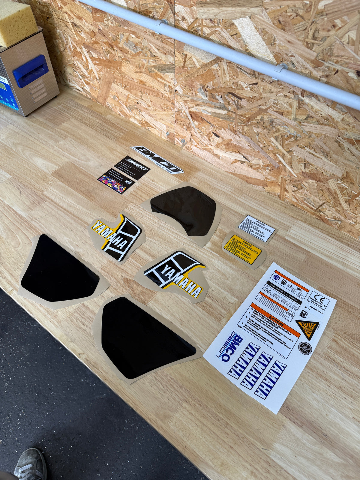 Kit déco piwi pw50 1982-1983 USA (model 3)