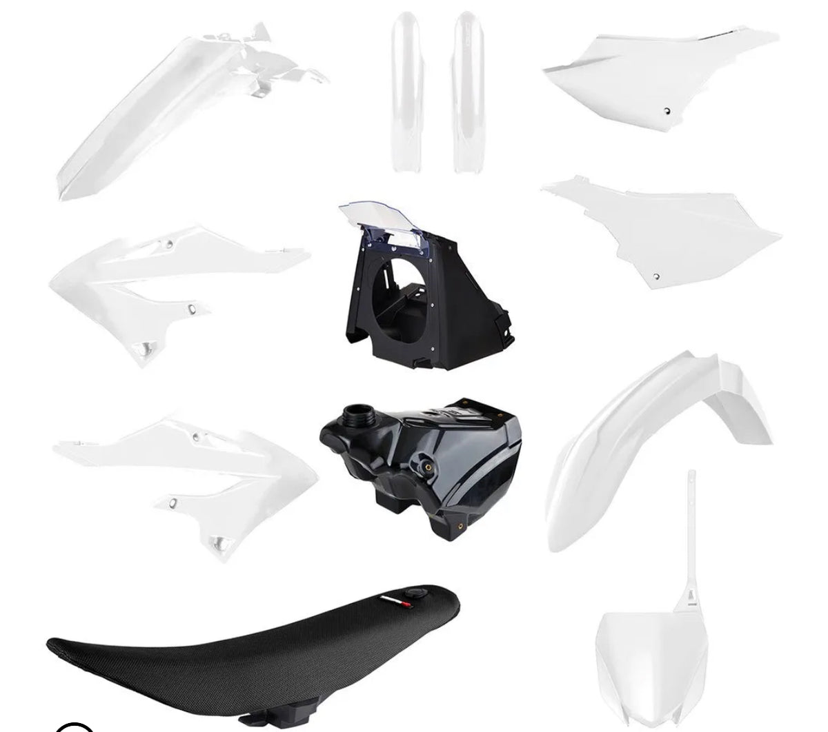 Kit déco yz 125 2024 50th + kit restyling yz blanc