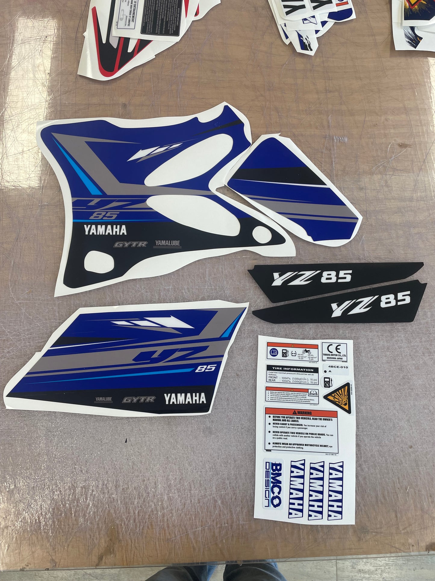 Kit deco 125 yz 2002-2014 replica 2020