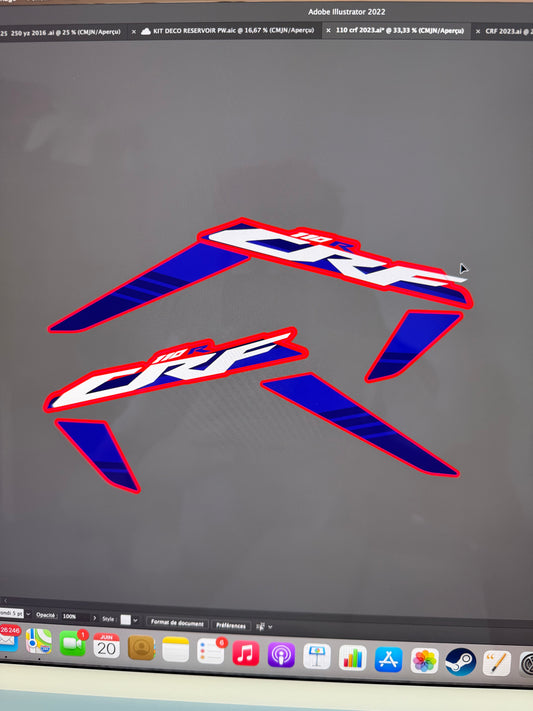 Kit déco 110 crf 2023