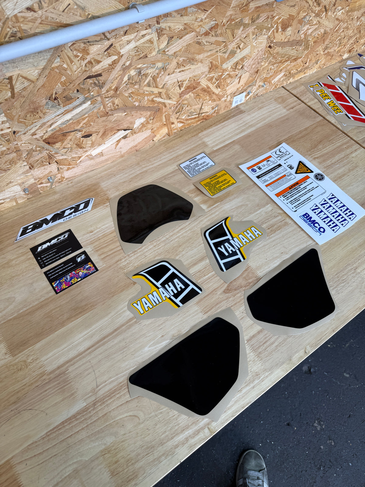 Kit déco piwi pw50 1982-1983 USA (model 3)