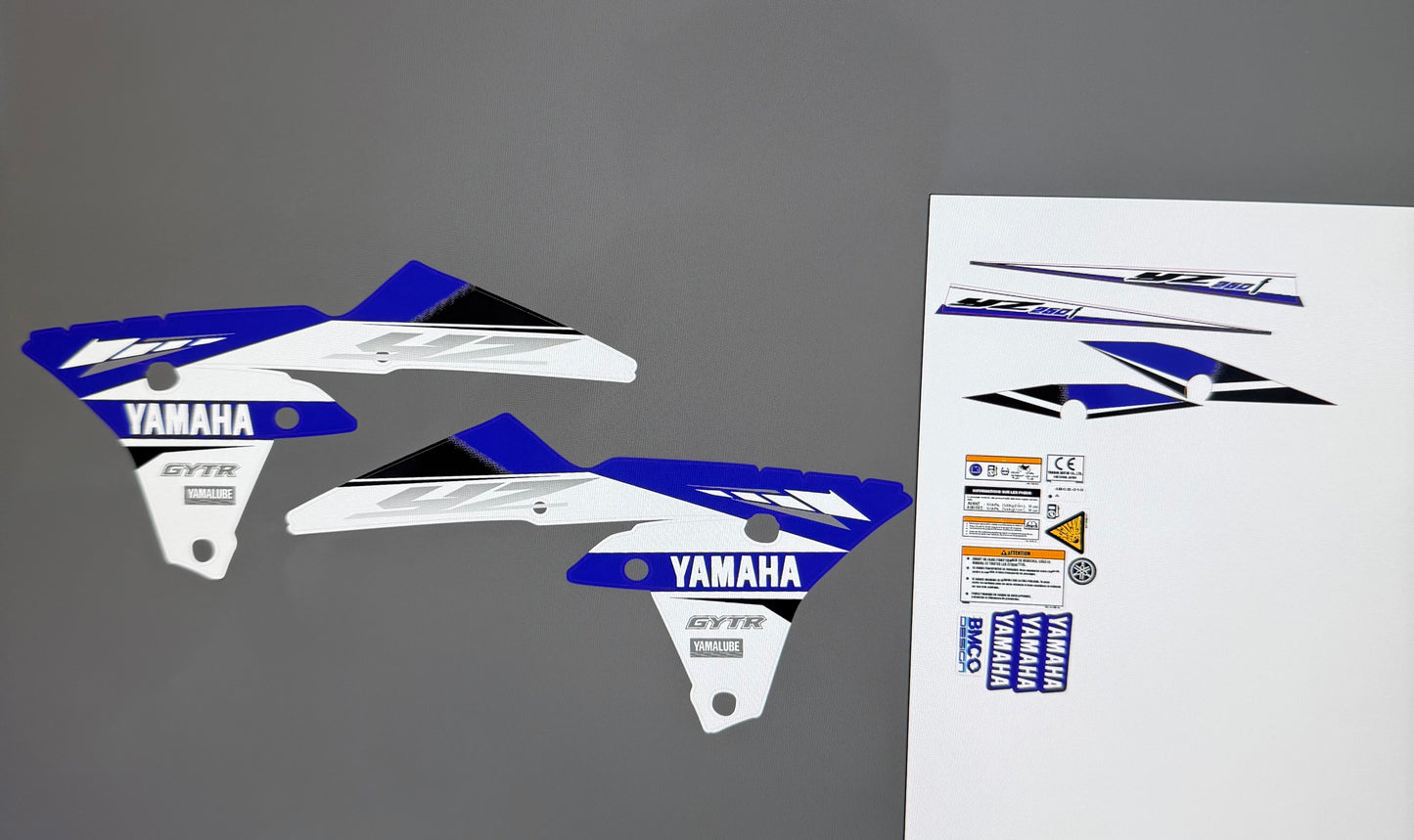 Kit déco 250 yzf 2017 + kit plastique