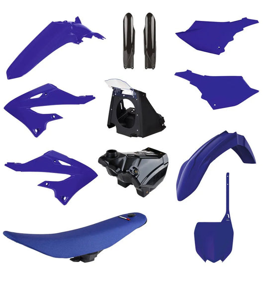 Kit plastique restyler 125 yz 2008-2021 style 2022+ avec kit déco yz 2023
