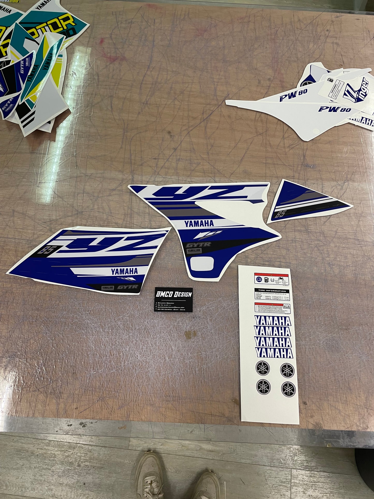 Kit plastique + kit deco 85 yz 2019