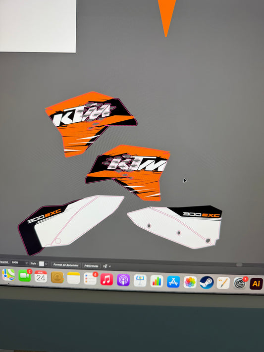 Kit déco 125sx 2010/2011 replica origine