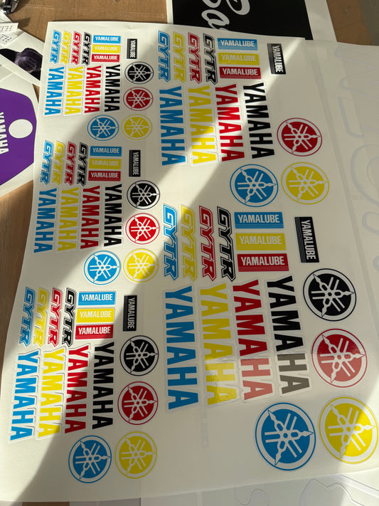 Planche stickers yamaha gytr